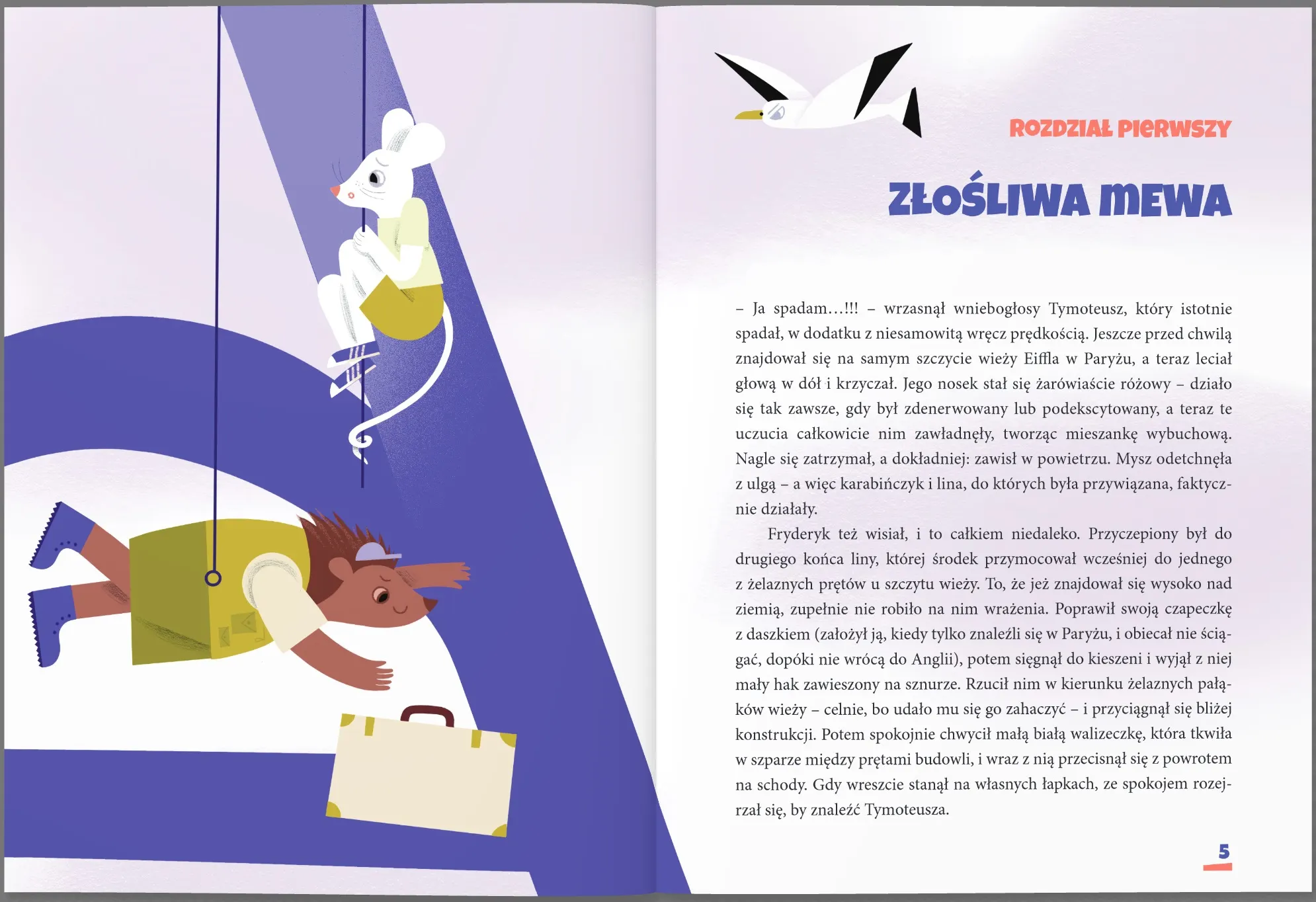 Mysz Tymoteusz i jeż Fryderyk. Afera w Paryżu - strony 1.jpg