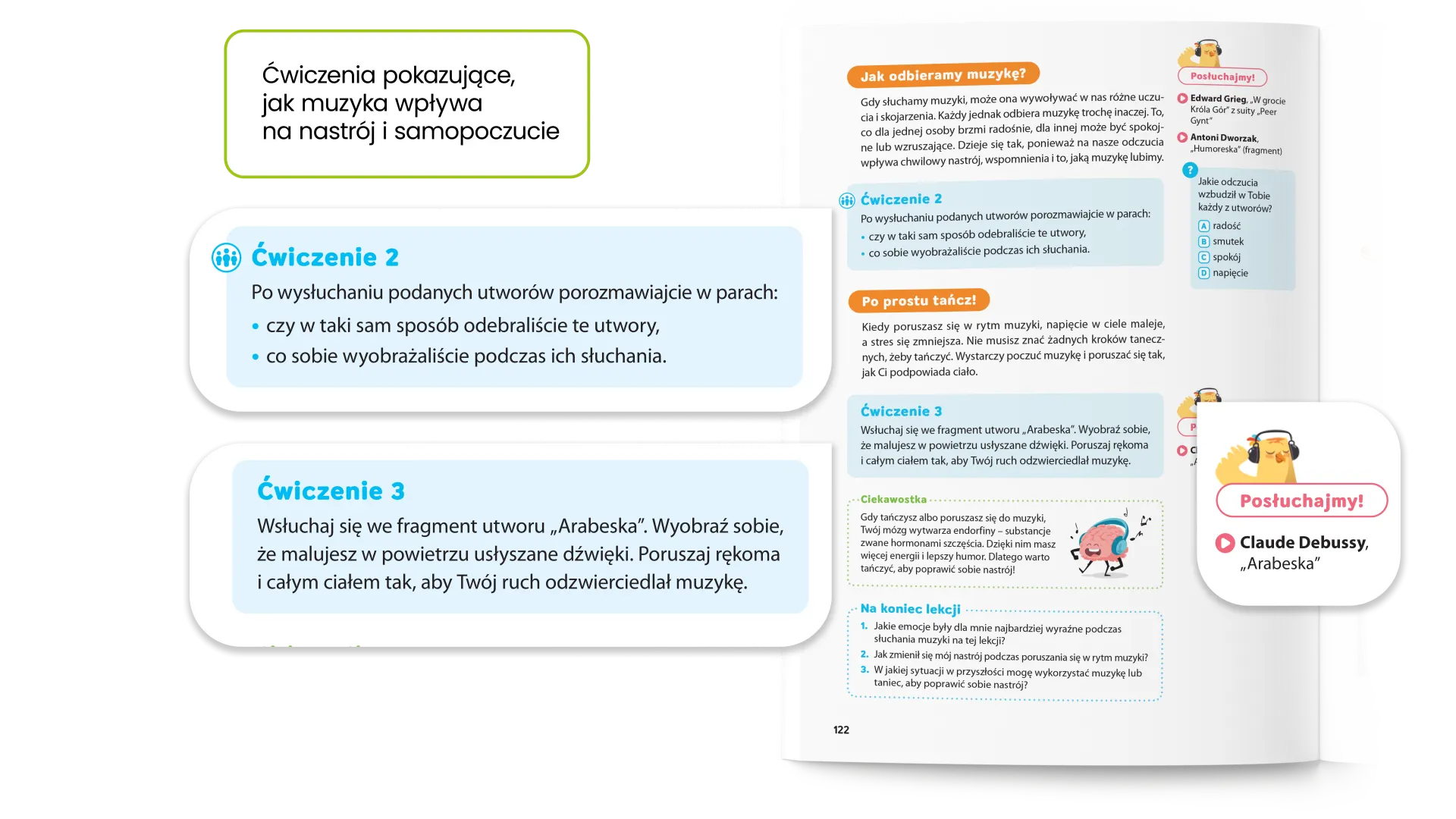 Rozkładówka podręcznika Wszystko gra