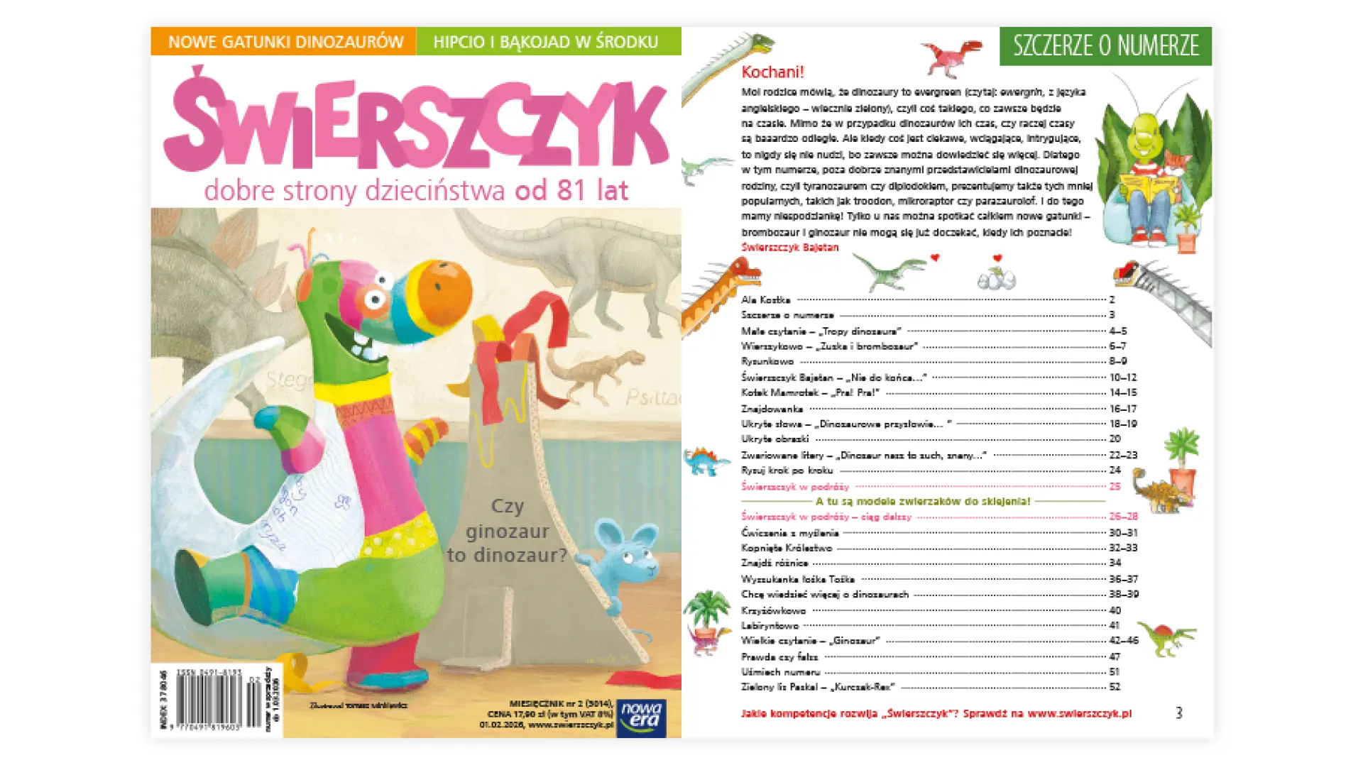 rozkładówka: okładka i wstęp