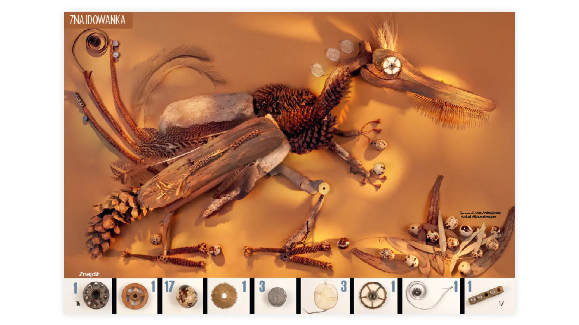 rozkładówka: rubryka Znajdowanka