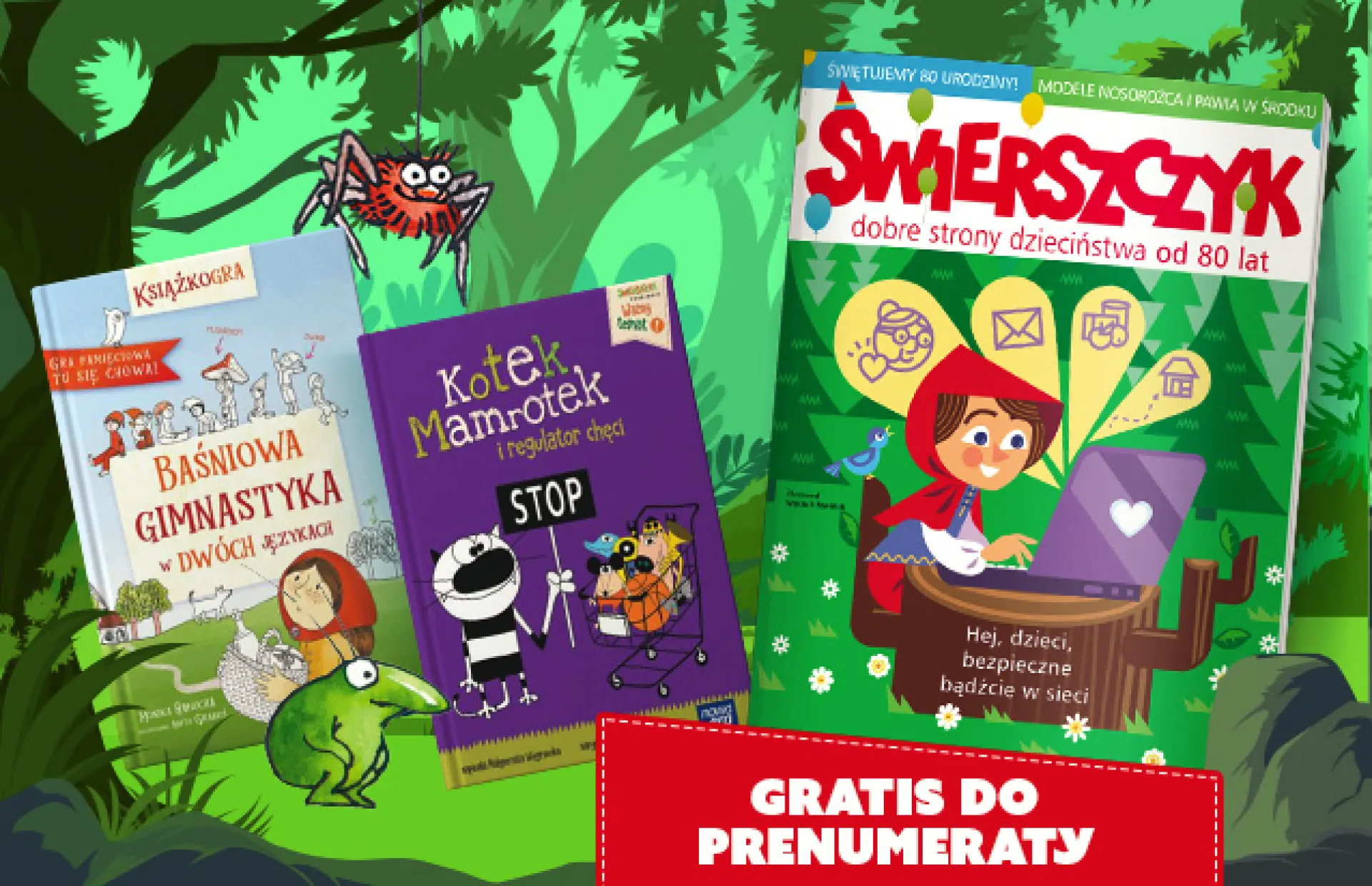 Okładka lipcowego numeru „Świerszczyka”