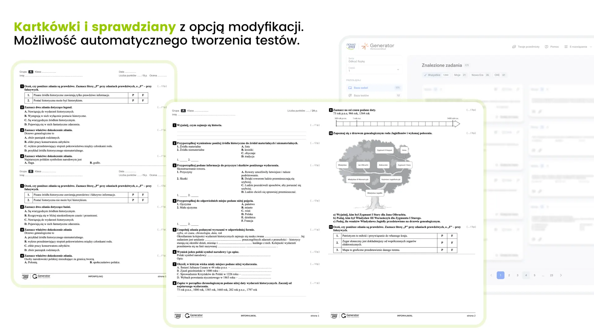 Generator testów i Ondorio