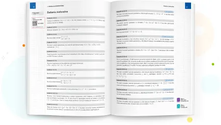 Zadania maturalne po każdym dziale