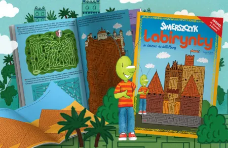 Okładka nowego numeru „Świerszczyk Labirynty”
