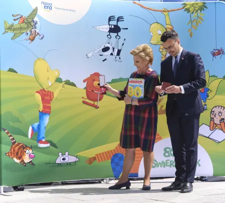 red. naczelna Małgorzata Węgrzecka, wiceminister kultury Maciej Wróbel