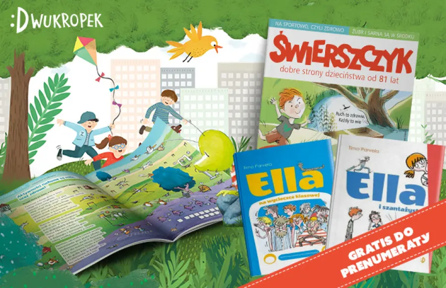 Okładka kwietniowego numeru „Świerszczyka”