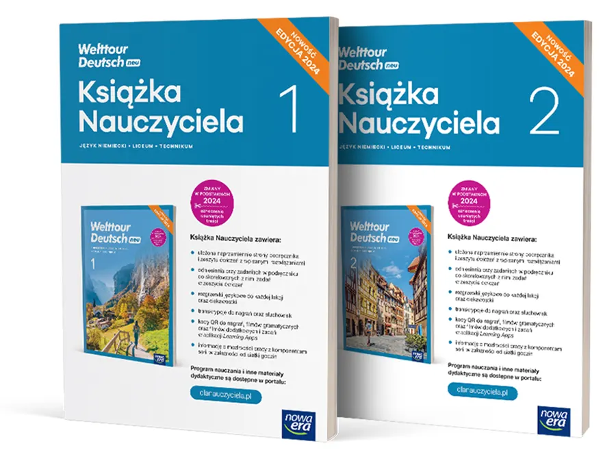 Nowa Era Niemiecki Klasa 8 Sprawdziany Język niemiecki | Welttour Deutsch neu | Szkoła ponadpodstawowa | Nowa Era