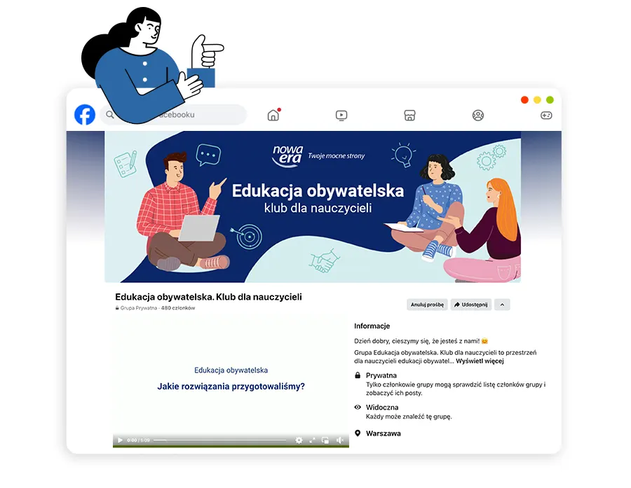 Klub dla nauczycieli na Facebooku