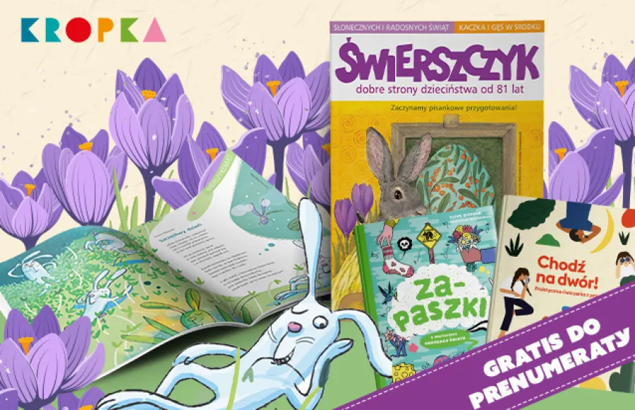 Okładka marcowego numeru „Świerszczyka”