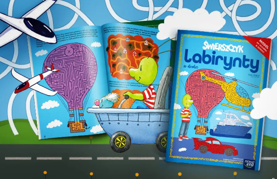 Okładka nowego numeru „Świerszczyk Labirynty”