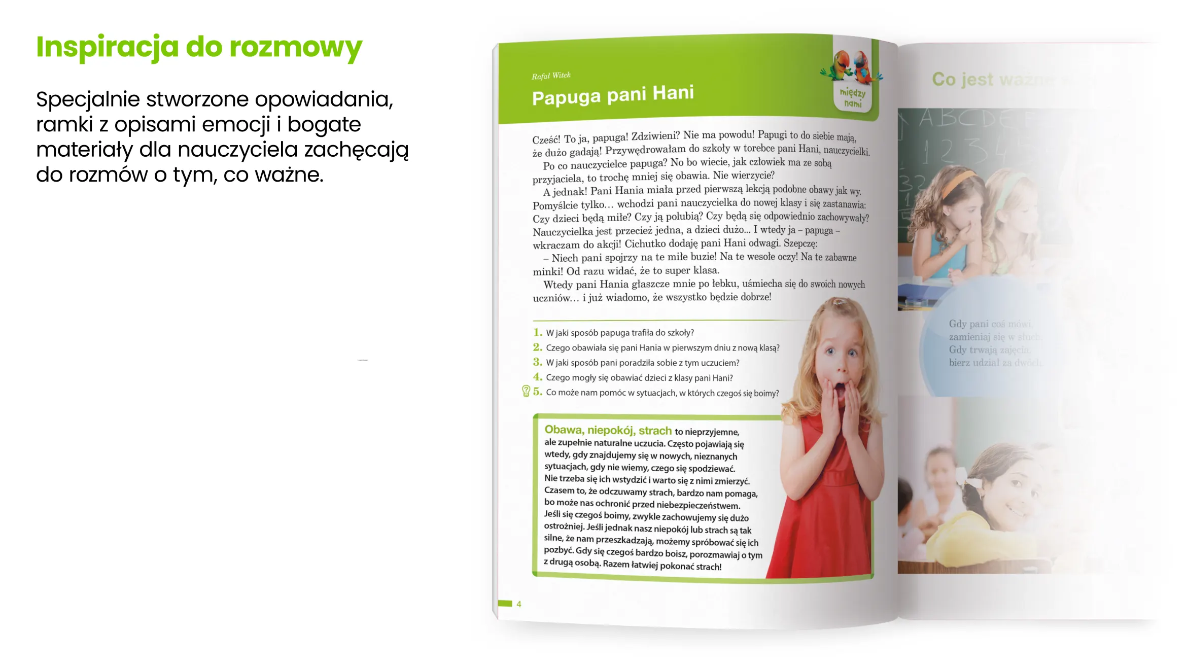 Kształtowanie wartości, nazywanie emocji