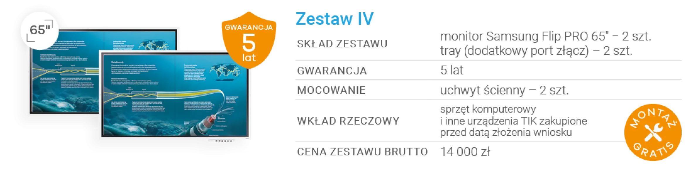 Monitory Samsung zestaw IV