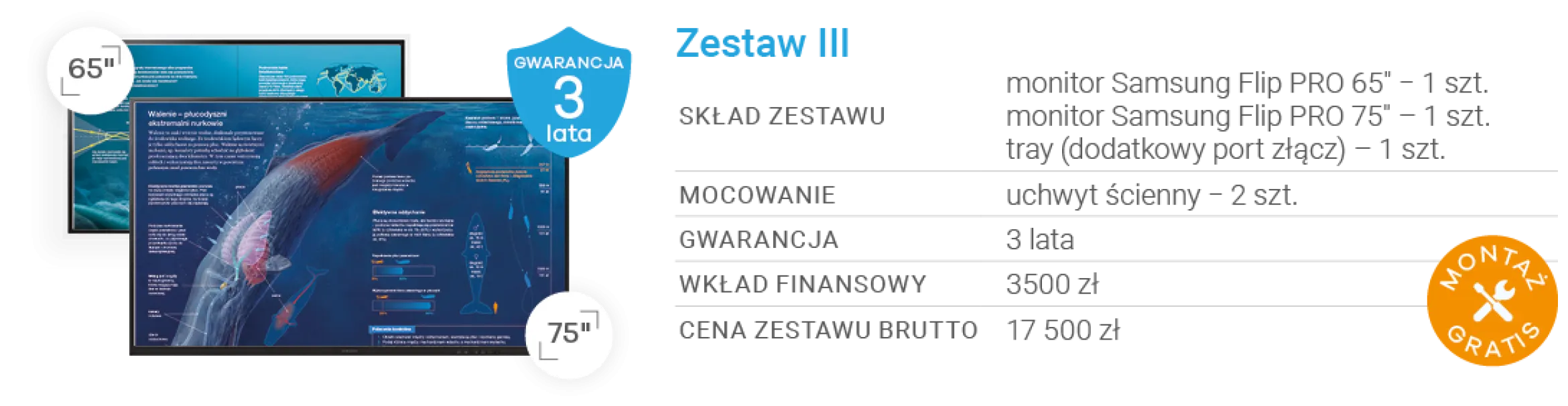 Monitory Samsung zestaw III