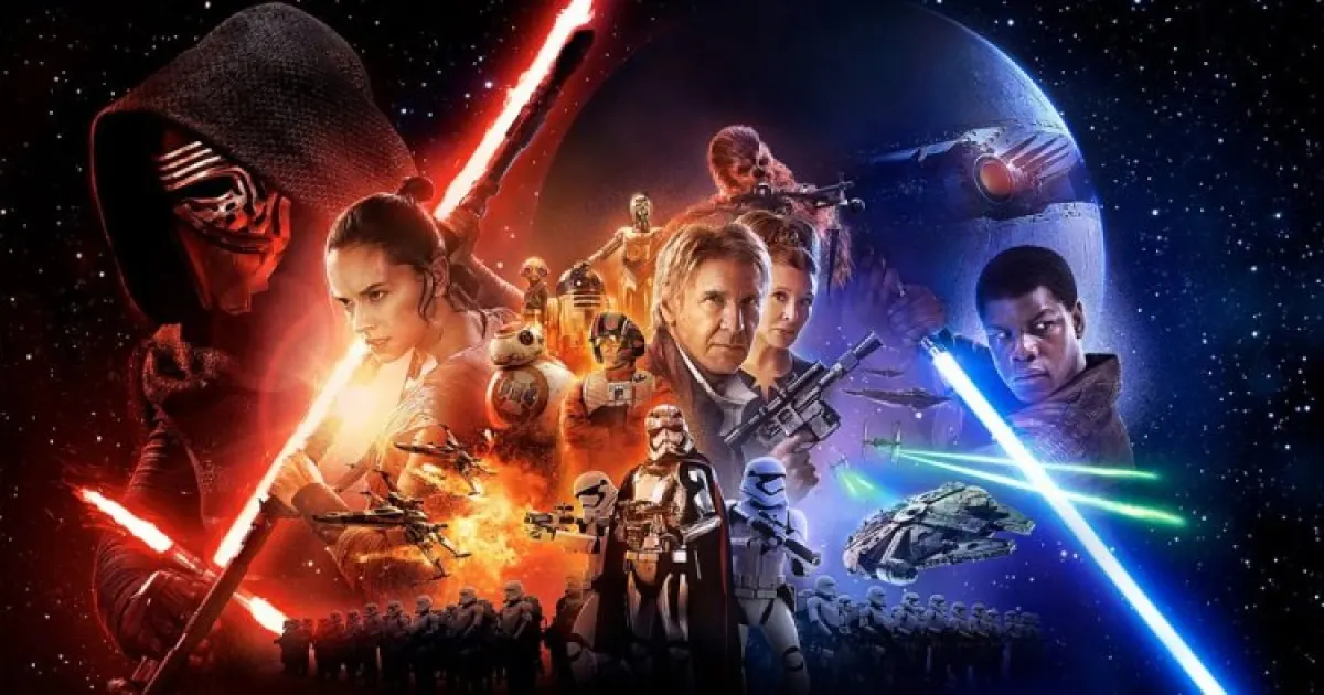 Plakat filmu "Gwiezdne wojny".