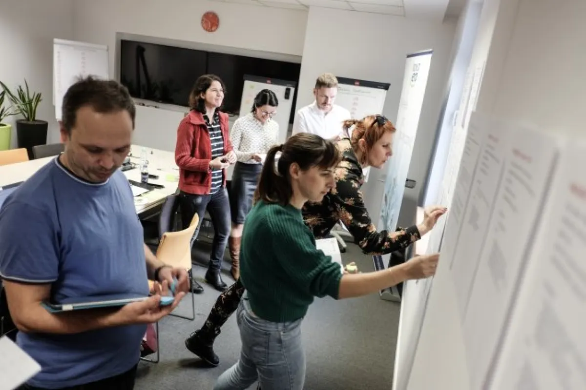Obrady jury projektu.