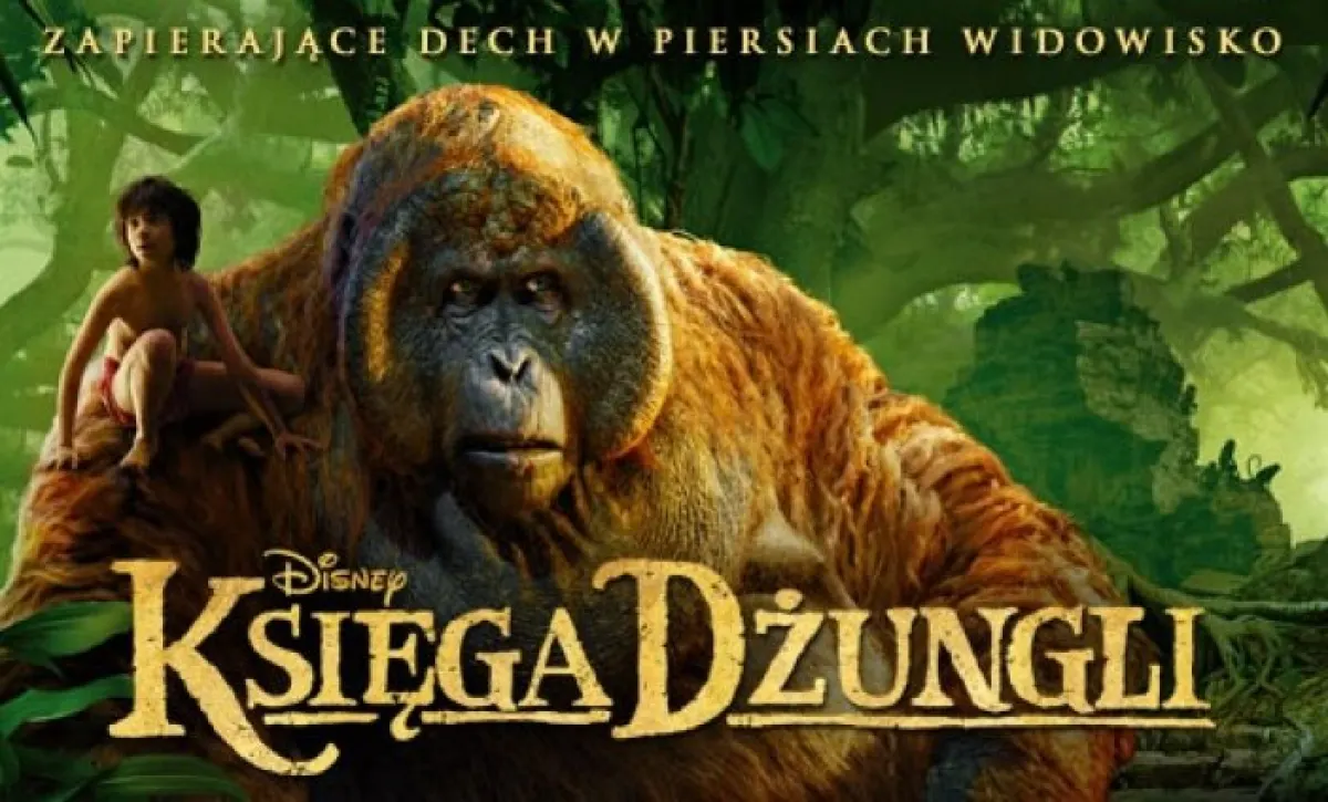 Plakat filmu "Księga dżungli".