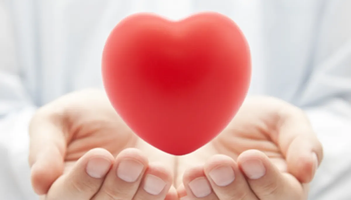 Serce na dłoniach